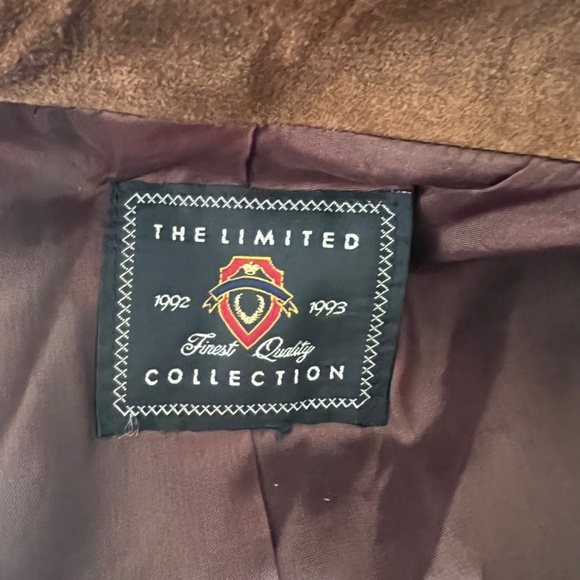 Vintage THE LIMITED COLLECTION Tweed Jacket with Suede Collar - M/L - Picture 6 of 11